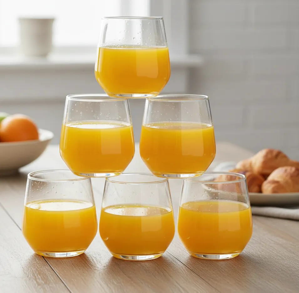 YERA PRIMA OAK Angular Base Tumblers (Set of 6)