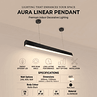 Aura Linear LED Pendant Light