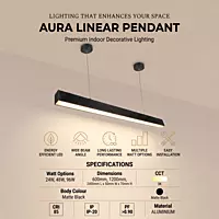Aura Linear LED Pendant Light