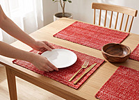 Cotton Woven Placemats | Heat Resistant