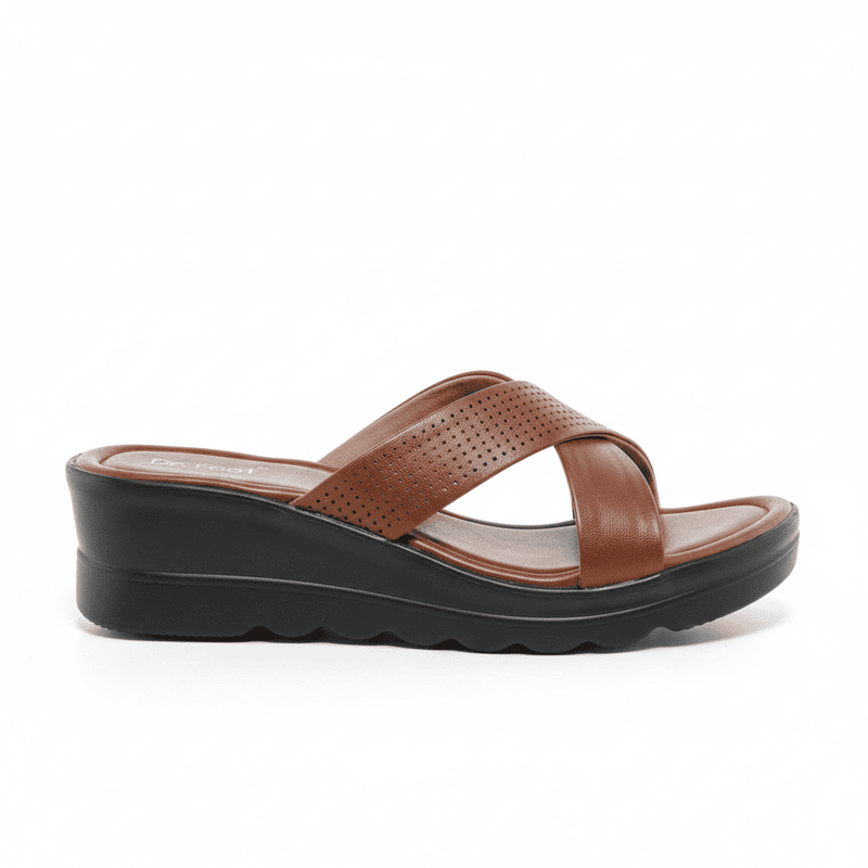 Dr. Foot Cross strap Slide