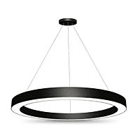 Round Ring LED Ceiling Light (Black)