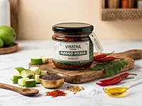 Andhra Chinnarasalu Mango Pickle Without Garlic (Avakaya) – 250g
