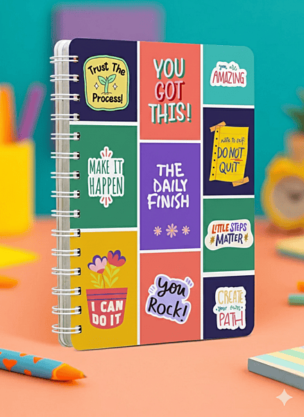 The Daily Finish Flow Planner Carnival Colors