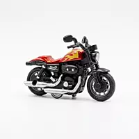 Metal & Plastic Alloy Model Racing Motorcycle Toy for Kids (Red)