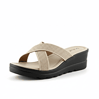 Dr. Foot Cross strap Slide