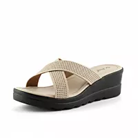 Dr. Foot Cross strap Slide