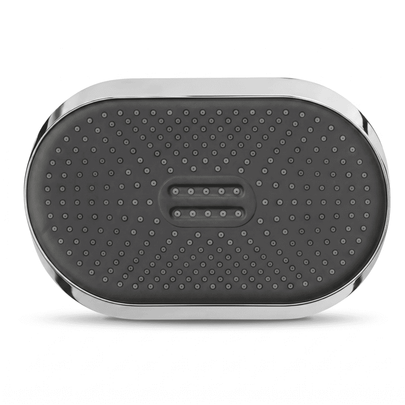 Quadra (Black) 10x14 10x14 Premium ABS Shower Head