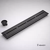 Slot Shower Drain Channel SS-304 (Black)