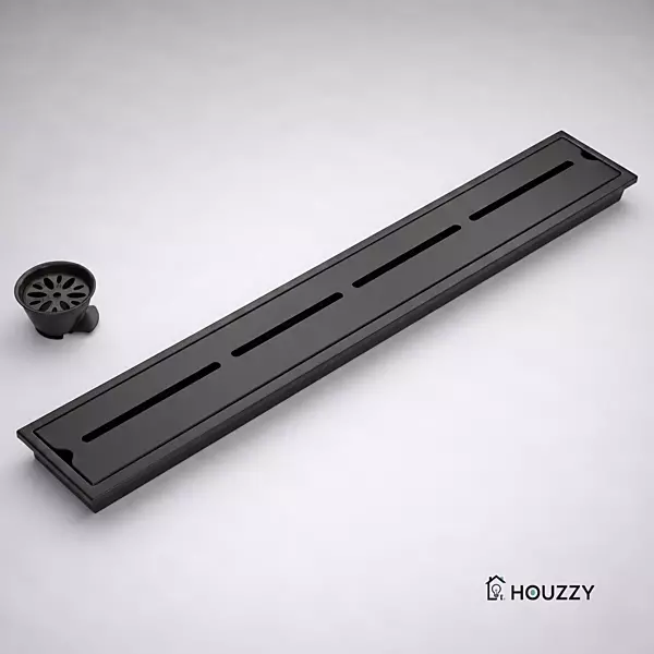 Slot Shower Drain Channel SS-304 (Black)