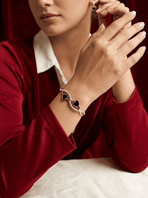 Midnight Hearts Infinity Bangle Midnight Hearts Infinity Bangle