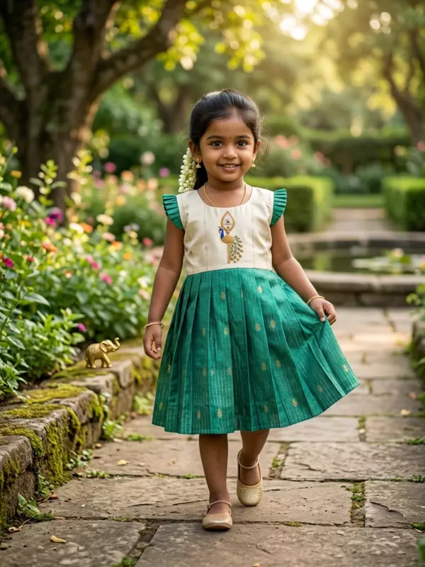 Vel & Mayil Kids Gown