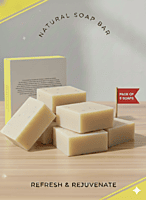 Threedha Natural Lemon Soap Bar|100gm