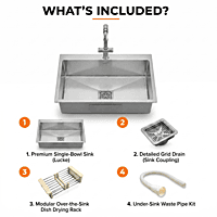 Premium Handmade Single Bowl Kitchen Sink