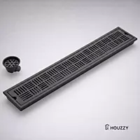 Capsule Shower Drain Channel SS-304 (Black)