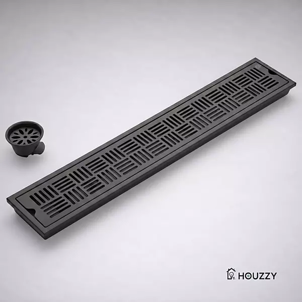 Capsule Shower Drain Channel SS-304 (Black)