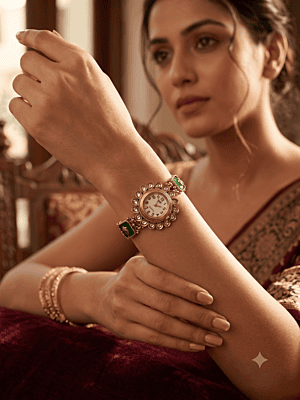 The Regal Polki-Inspired Heritage Watch The Regal Polki-Inspired Heritage Watch