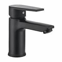 Praseo Matte Black Single Lever Basin Mixer