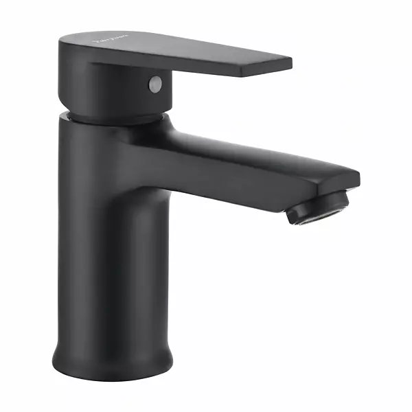Praseo Matte Black Single Lever Basin Mixer