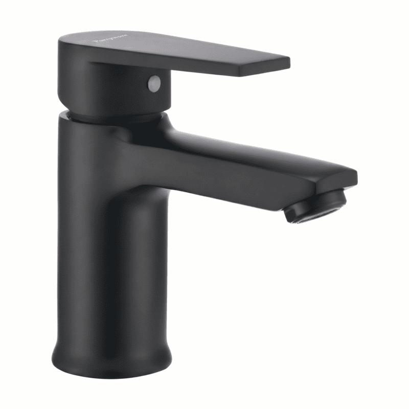 Praseo Matte Black Single Lever Basin Mixer