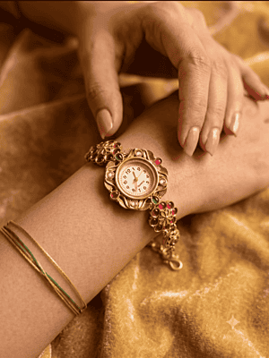 Antique-Style Festive Bracelet Watch Antique-Style Festive Bracelet Watch