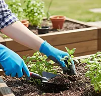 Stainless Steel Heavy Duty Garden Tools, Trowel, Rake Transplant Trowel