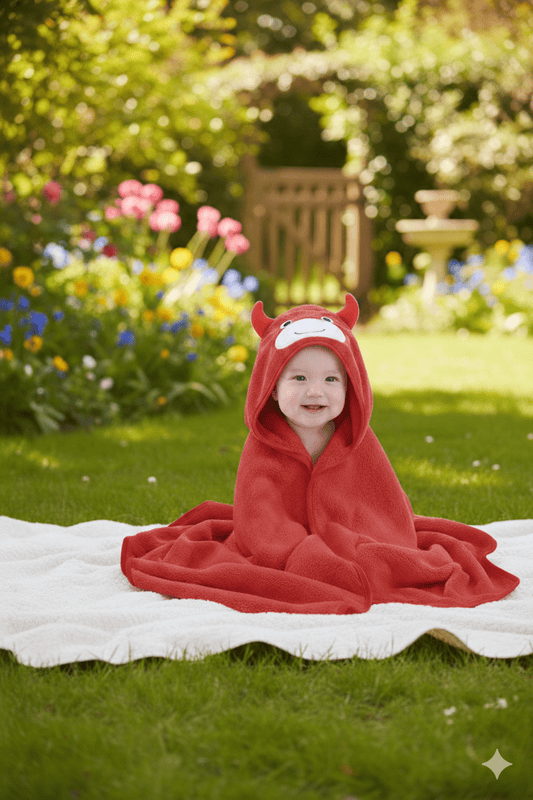 Microfiber Cap Towel-Cow print