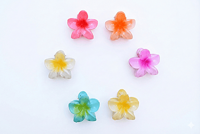 Flower clip-Medium Size(Pack of 6)