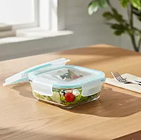 Glass Food Storage Container with Airtight lock