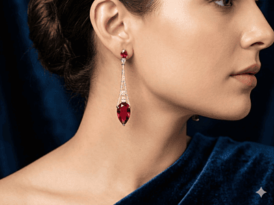 Elegant Pear-Cut Drop Earrings in Sterling Silver