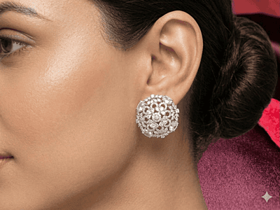 Radiant Mandala Statement Studs Radiant Mandala Statement Studs