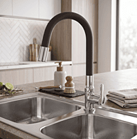 Swan Neck Flexible Kitchen Tap