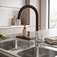Swan Neck Flexible Kitchen Tap