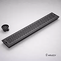 Dazzel Shower Drain Channel SS-304 (Black)