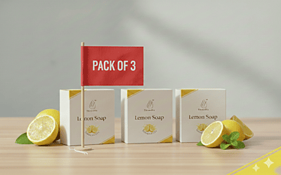 Threedha Natural Lemon Soap Bar|100gm