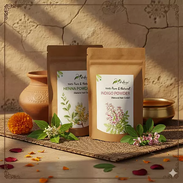 Rich Natural Shades Combo Pack – 100% Plant-Based Hair Color