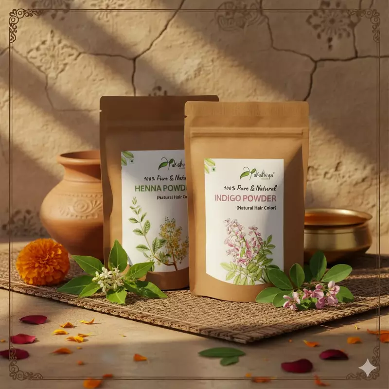 Rich Natural Shades Combo Pack – 100% Plant-Based Hair Color