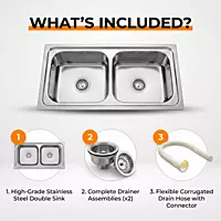 Premium Double Bowl Kitchen Sink