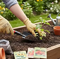 Stainless Steel Heavy Duty Garden Tools, Trowel, Rake Transplant Trowel