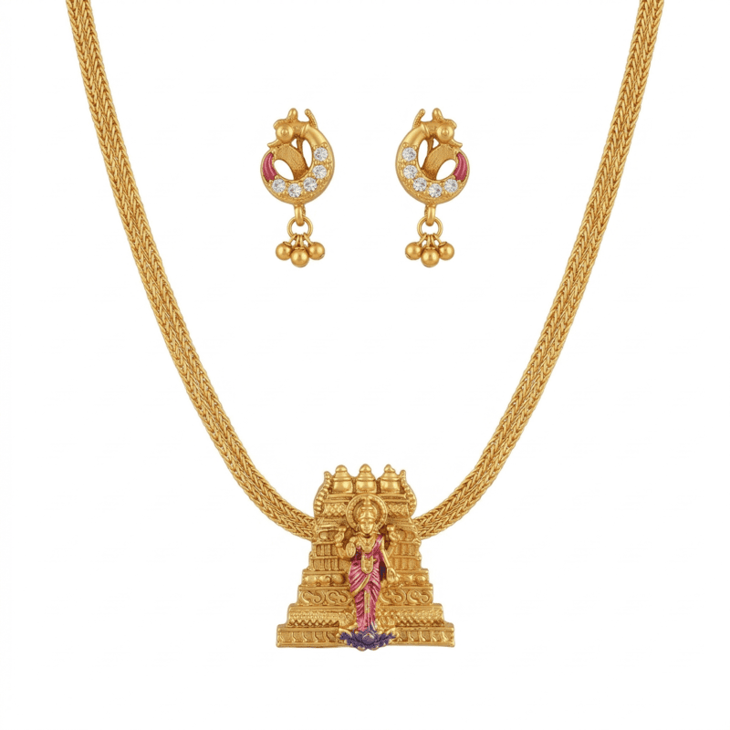 Goddess Pendant Necklace Set