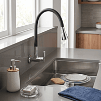 Sink Cock Flexible Dual Flow