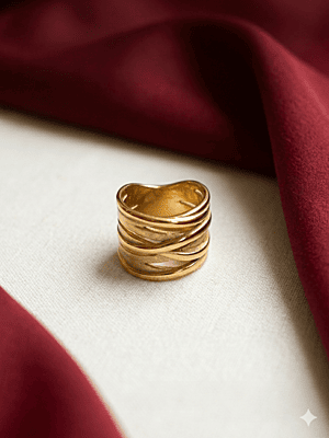 The Interwoven Gold Eternity Ring The Interwoven Gold Eternity Ring