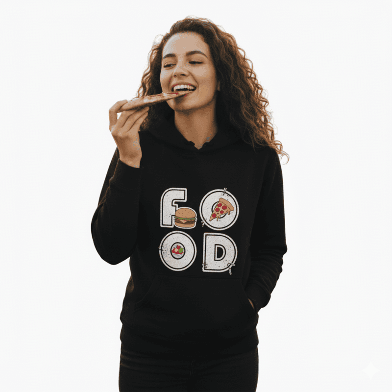 foodie girl hoodie