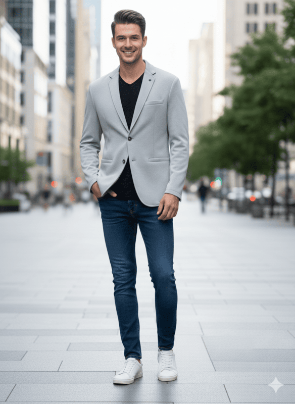 Classic Grey Formal Zara Blazer GRAY