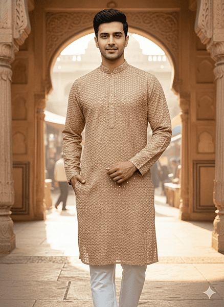 Lakhnavi kurta DN1535