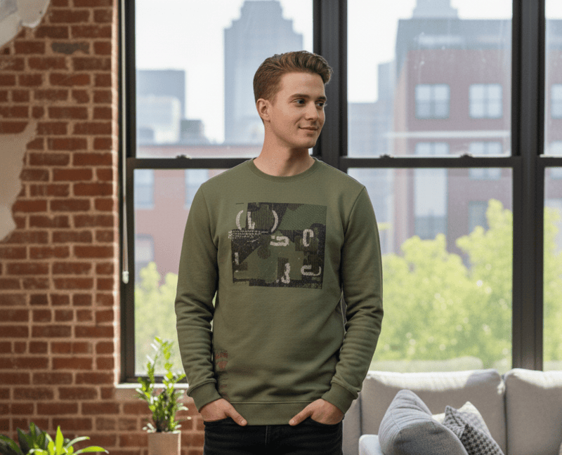 Blue Full Sleeve Printed T-Shirt D.19/12