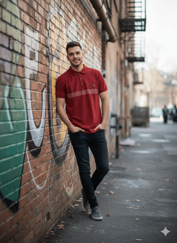 BACZO Men's Polo T-Shirts D.2/9