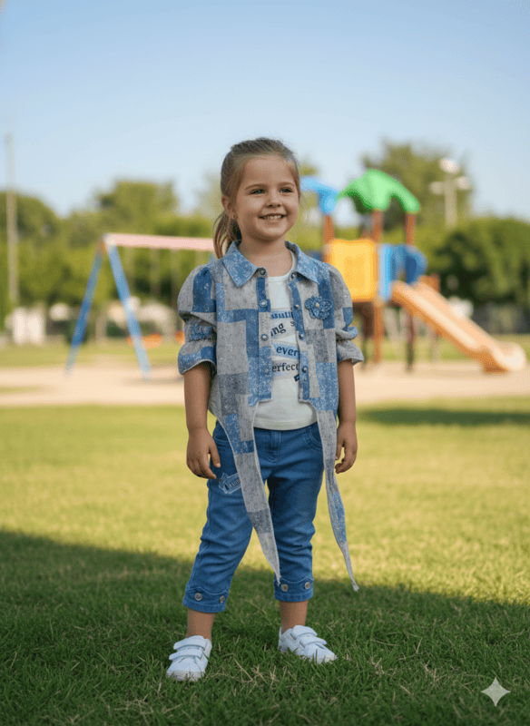 Stylish Baby Girl 3-Piece Se D.7460A