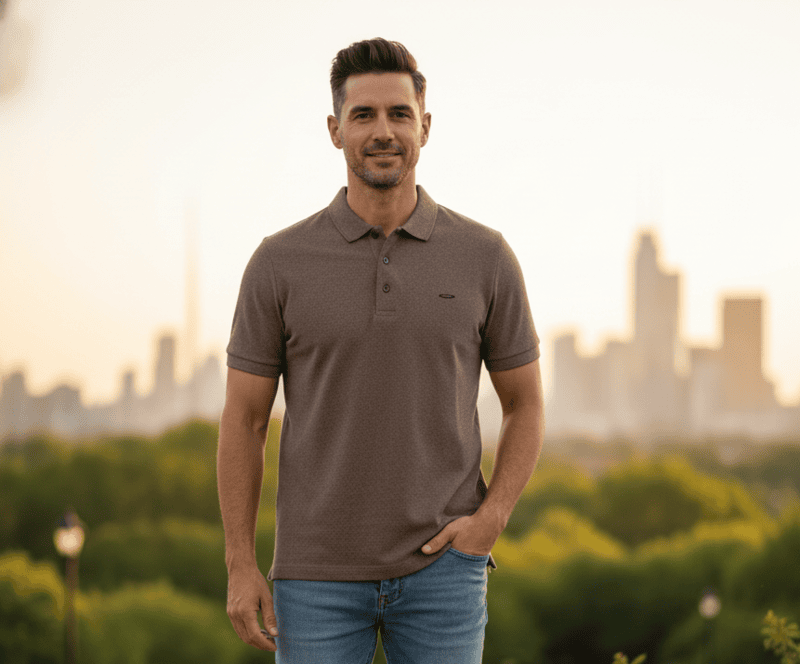 Elborn Premium Textured Polo T-Shirt D.2/10