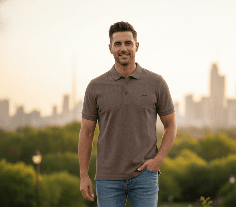 Elborn Premium Textured Polo T-Shirt D.2/10